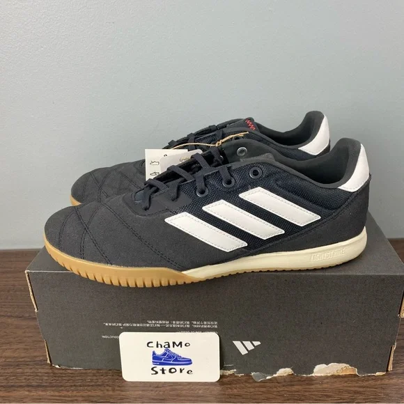 Adidas Copa Gloro IN Indoor Soccer Shoes Gray White Gum HQ1032 Men's Sz - Picture 3 of 11